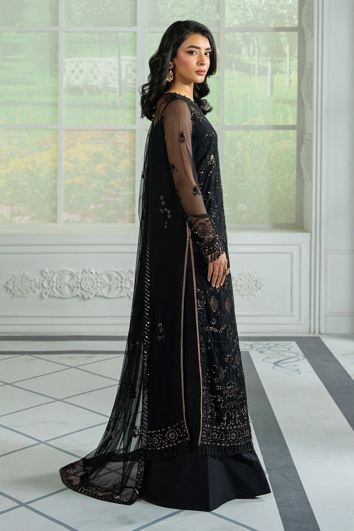 Zarif | Inara Formals | ZRI-05 BEYZA - by - Libasekhas UK - Registered Vendor of : Zarif - 100% Original Designer Dresss