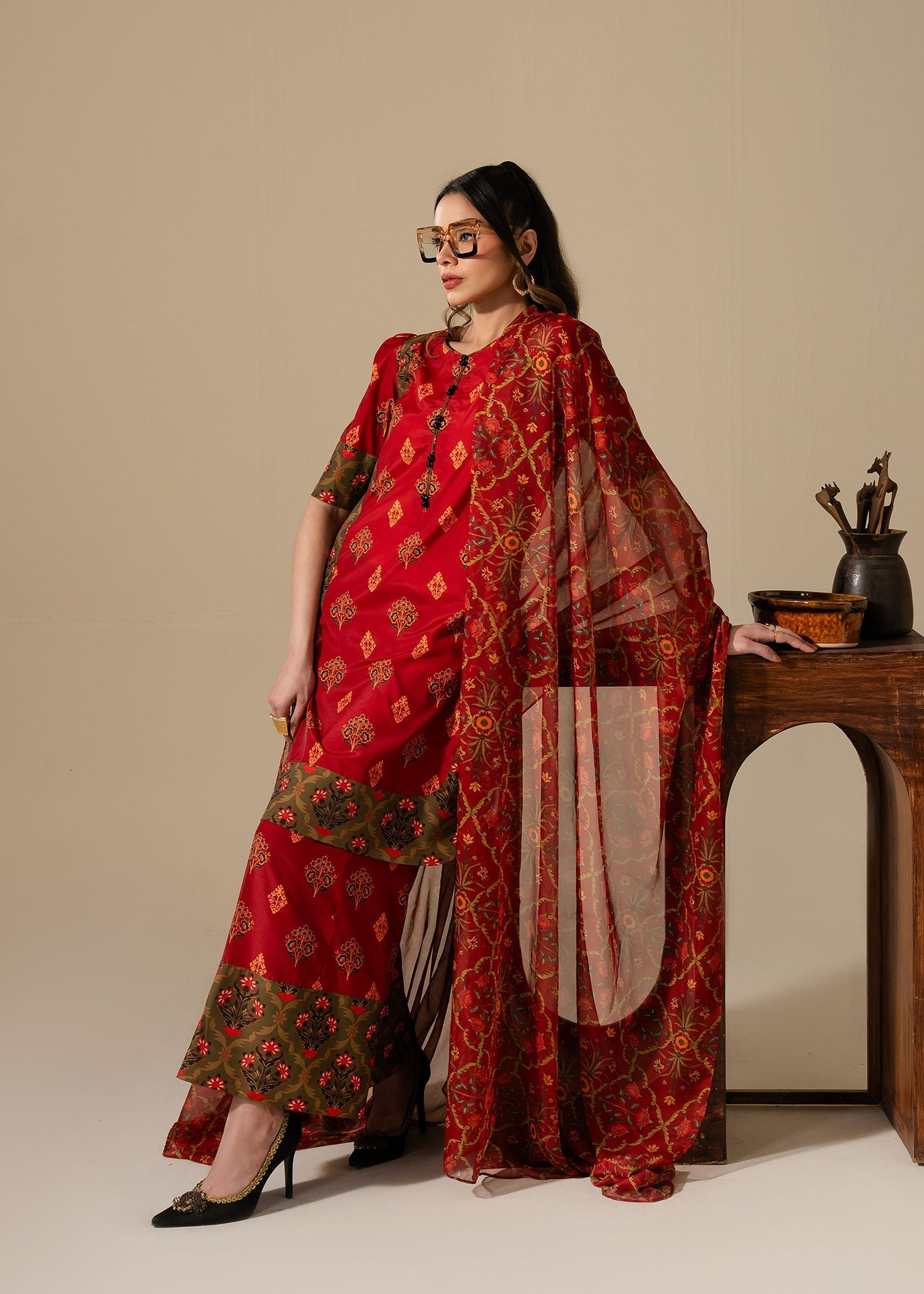 Maria Osama Khan | Retro Vol 3 | Bloom - by - Libasekhas UK - Registered Vendor of : Maria Osama Khan - 100% Original Designer Dresss