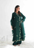 Umsha | Jardin De Luxe | Emerald Canopy - by Libasekhas UK - Registered Vendor of : Umsha - 100% Original Designer Dress