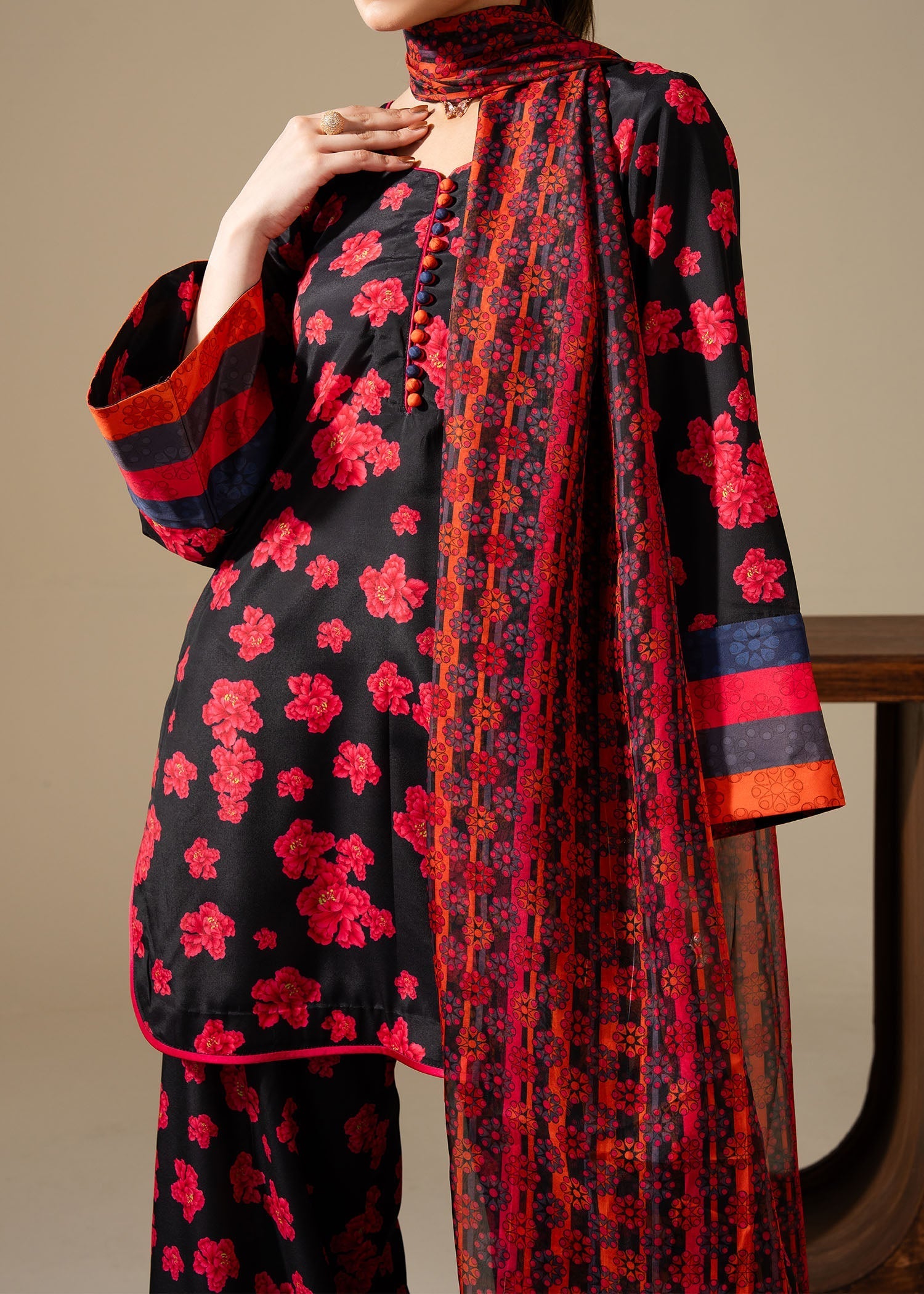 Maria Osama Khan | Retro Vol 3 | Boho - by - Libasekhas UK - Registered Vendor of : Maria Osama Khan - 100% Original Designer Dresss