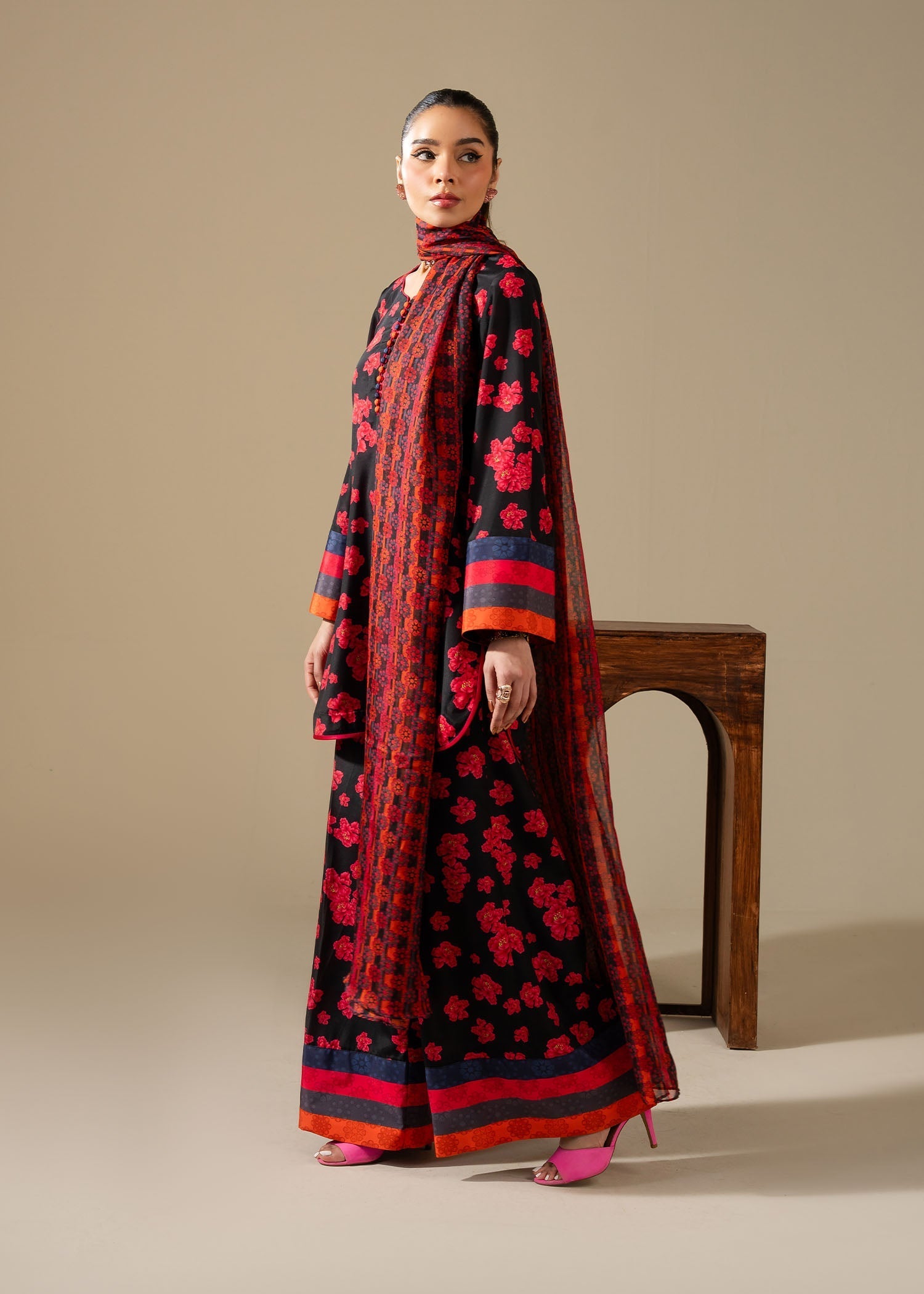Maria Osama Khan | Retro Vol 3 | Boho - by - Libasekhas UK - Registered Vendor of : Maria Osama Khan - 100% Original Designer Dresss