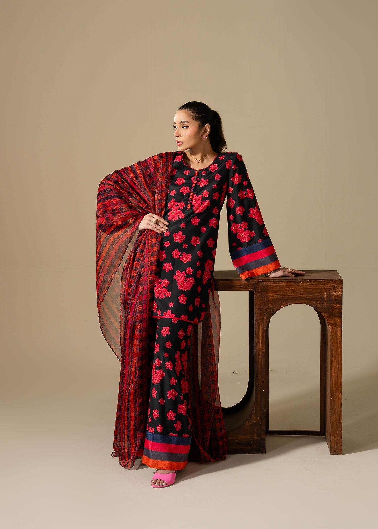 Maria Osama Khan | Retro Vol 3 | Boho - by - Libasekhas UK - Registered Vendor of : Maria Osama Khan - 100% Original Designer Dresss