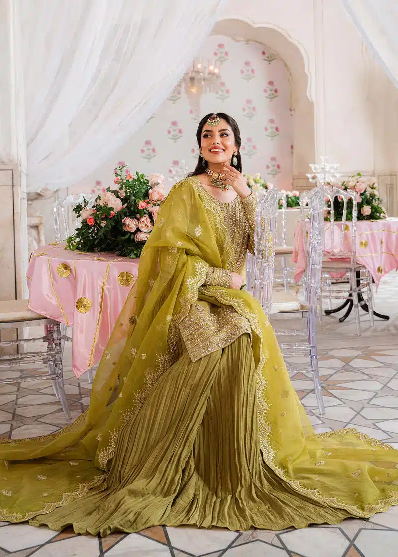 Akbar Aslam | Shadmani Luxury Formals 23 | Meharzad - by - Libasekhas UK - Registered Vendor of : Akbar Aslam - 100% Original Designer Dresss