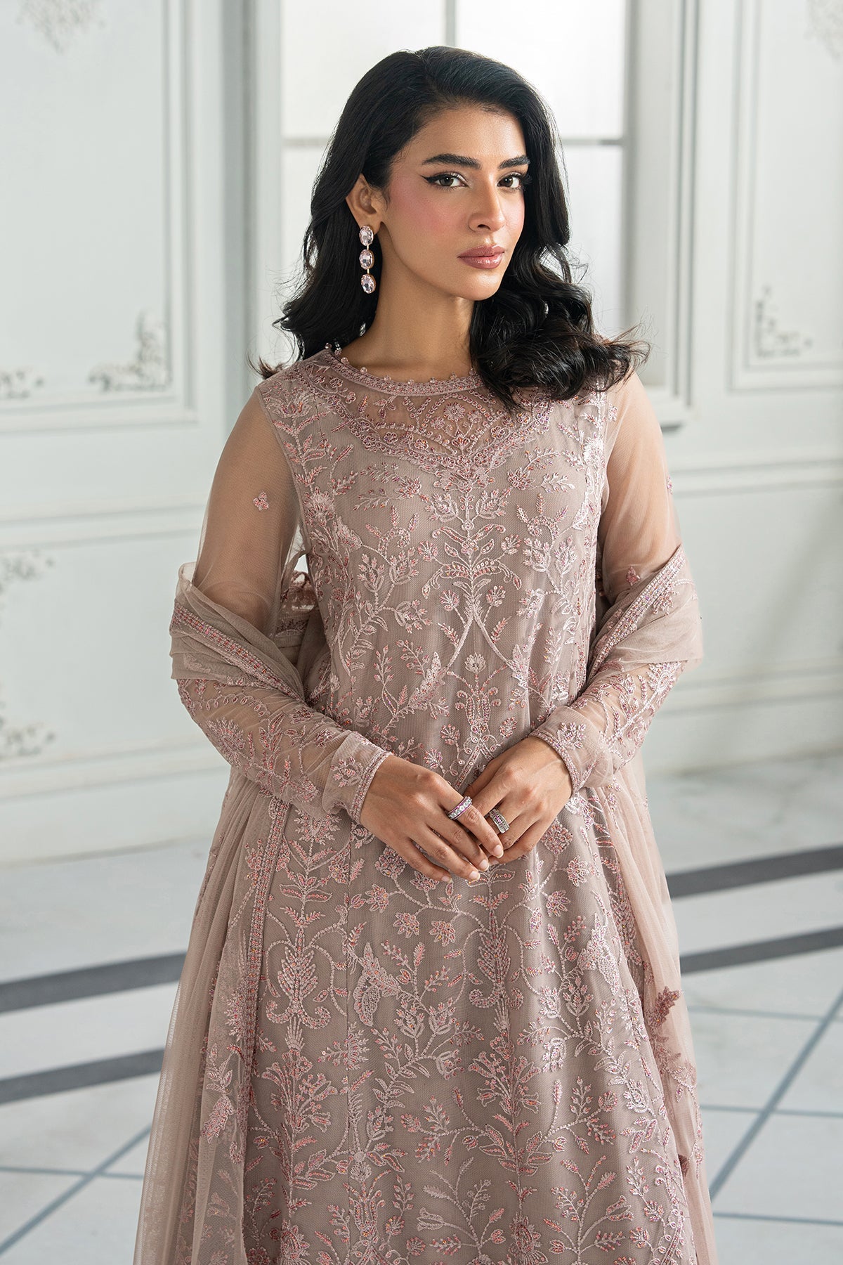 Zarif | Inara Formals | ZRI-06 HAYDA - by - Libasekhas UK - Registered Vendor of : Zarif - 100% Original Designer Dresss