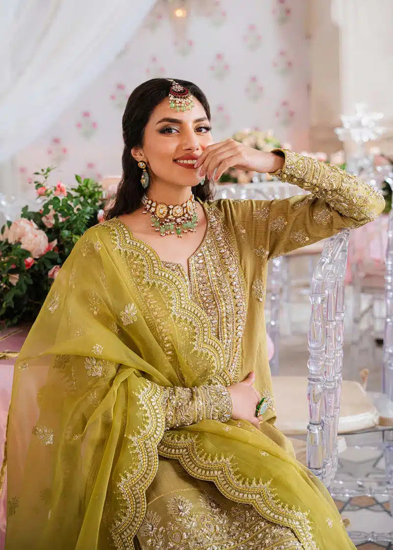 Akbar Aslam | Shadmani Luxury Formals 23 | Meharzad - by - Libasekhas UK - Registered Vendor of : Akbar Aslam - 100% Original Designer Dresss