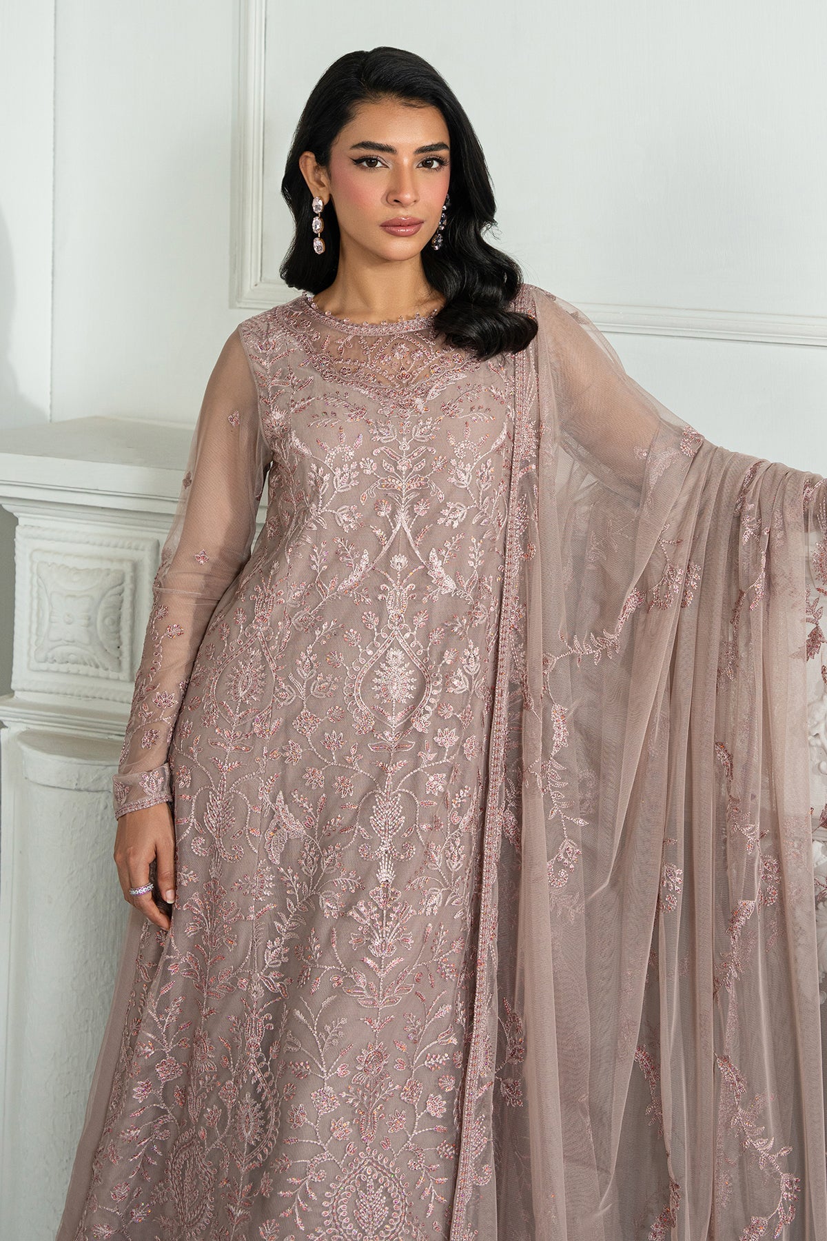 Zarif | Inara Formals | ZRI-06 HAYDA - by - Libasekhas UK - Registered Vendor of : Zarif - 100% Original Designer Dresss