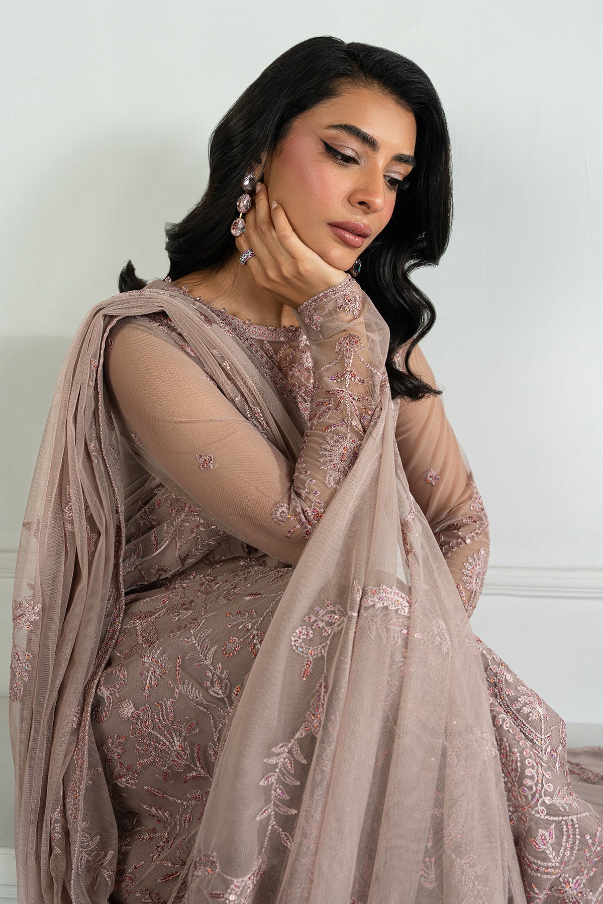 Zarif | Inara Formals | ZRI-06 HAYDA - by - Libasekhas UK - Registered Vendor of : Zarif - 100% Original Designer Dresss