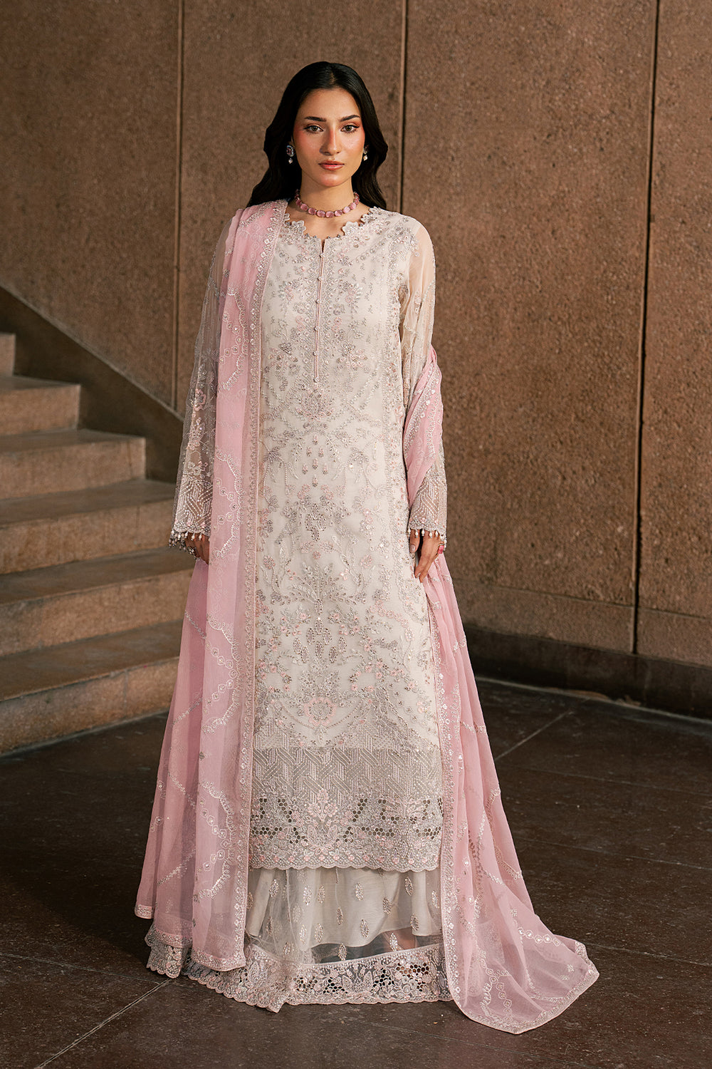 Lavish Premium | Lazawal Formals | Pink Elegance - by Libasekhas UK - Registered Vendor of : Lavish Premium - 100% Original Designer Dress