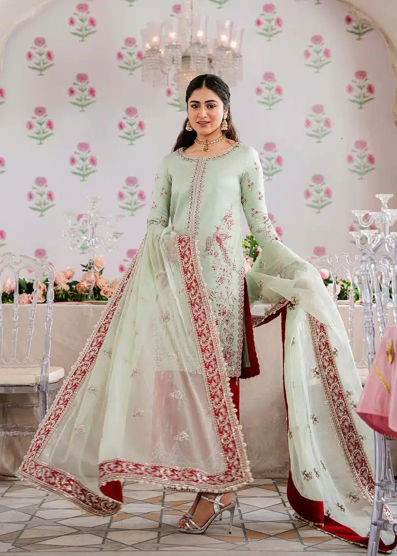 Akbar Aslam | Shadmani Luxury Formals 23 | Zari - by - Libasekhas UK - Registered Vendor of : Akbar Aslam - 100% Original Designer Dresss