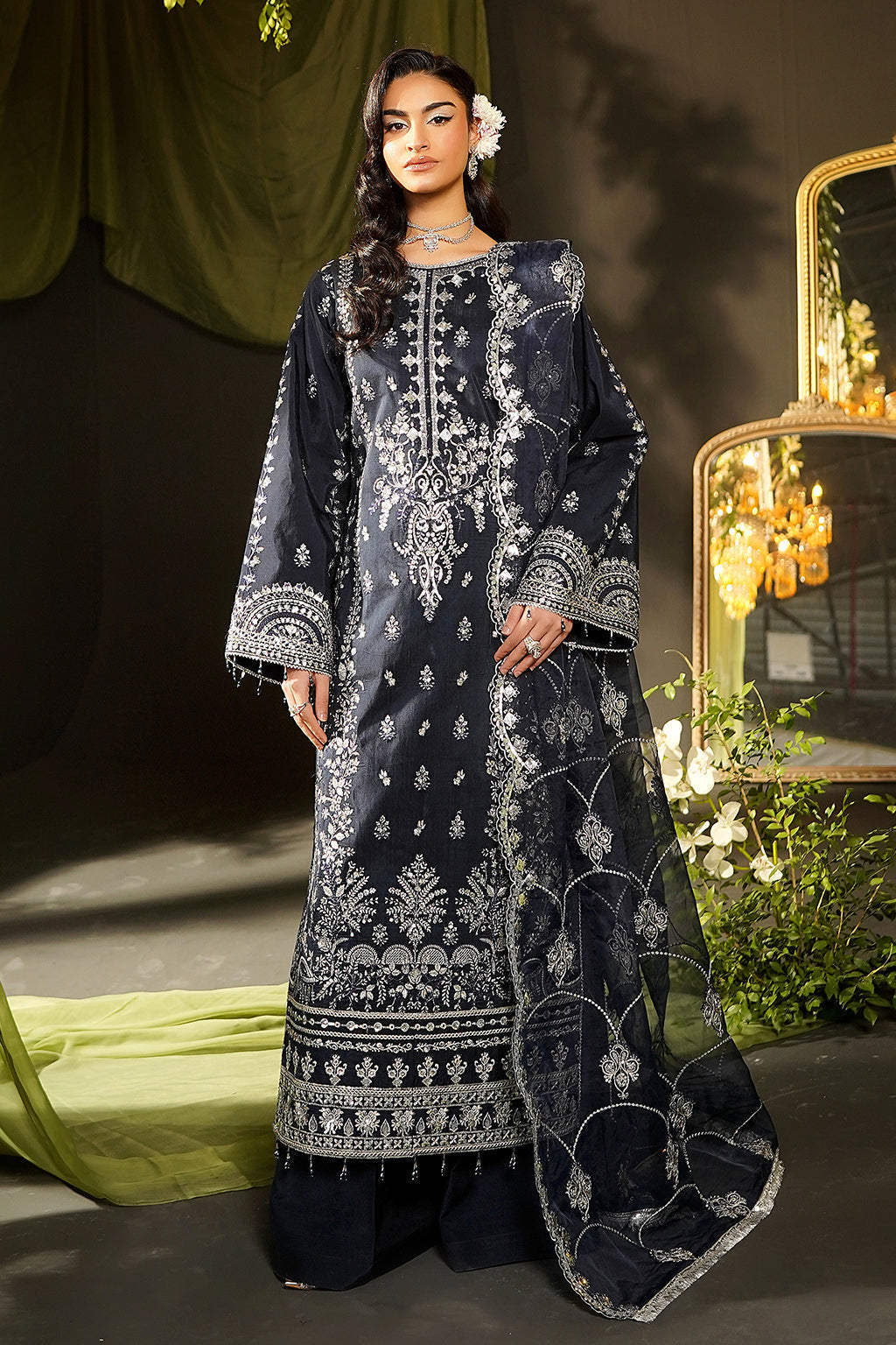 Maryams | Bekhudi Formals | Flamingo-BR-07 - by - Libasekhas UK - Registered Vendor of : Maryams - 100% Original Designer Dresss