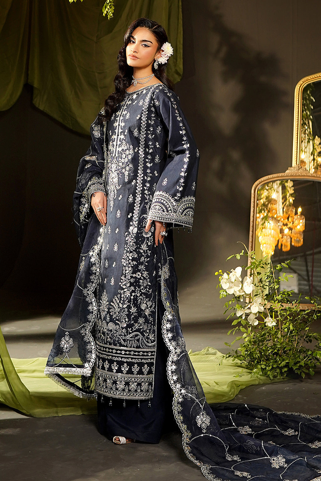 Maryams | Bekhudi Formals | Flamingo-BR-07 - by - Libasekhas UK - Registered Vendor of : Maryams - 100% Original Designer Dresss