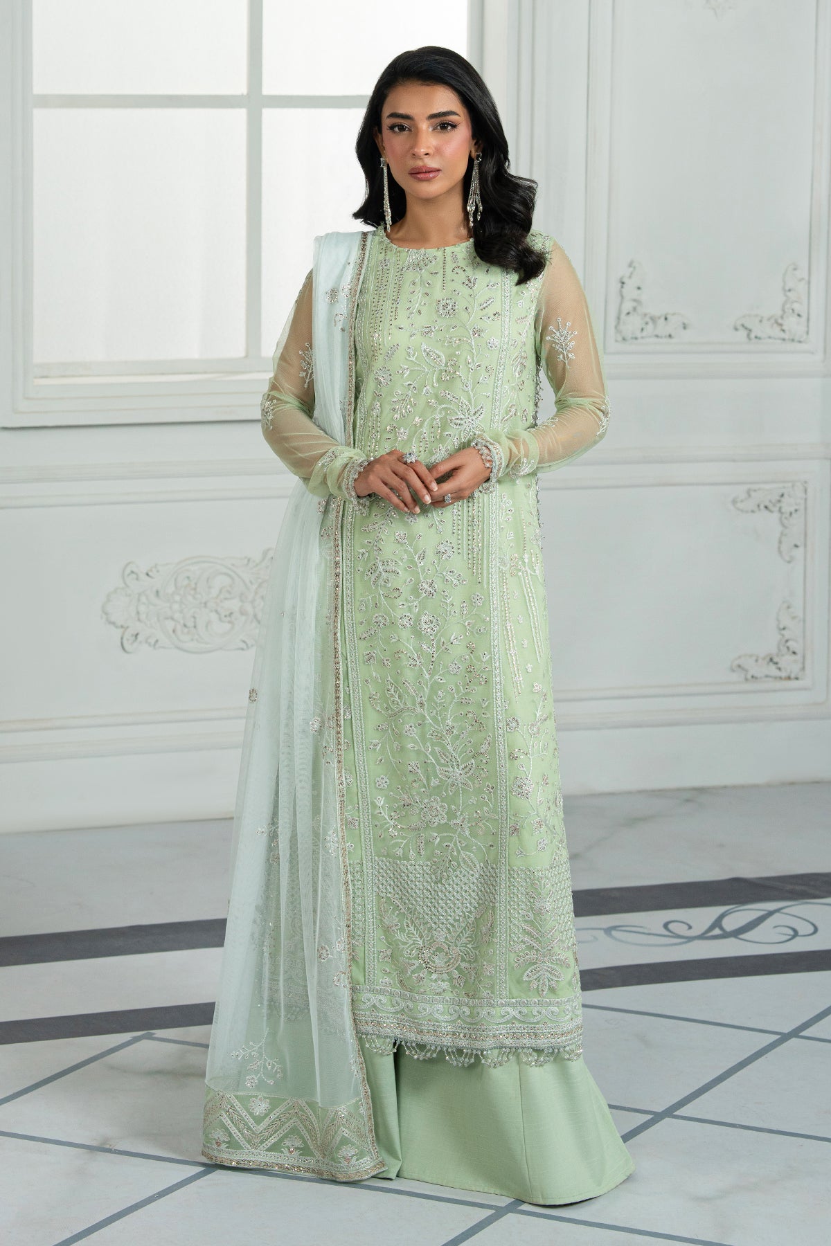 Zarif | Inara Formals | ZRI-04 YASMIN - by - Libasekhas UK - Registered Vendor of : Zarif - 100% Original Designer Dresss