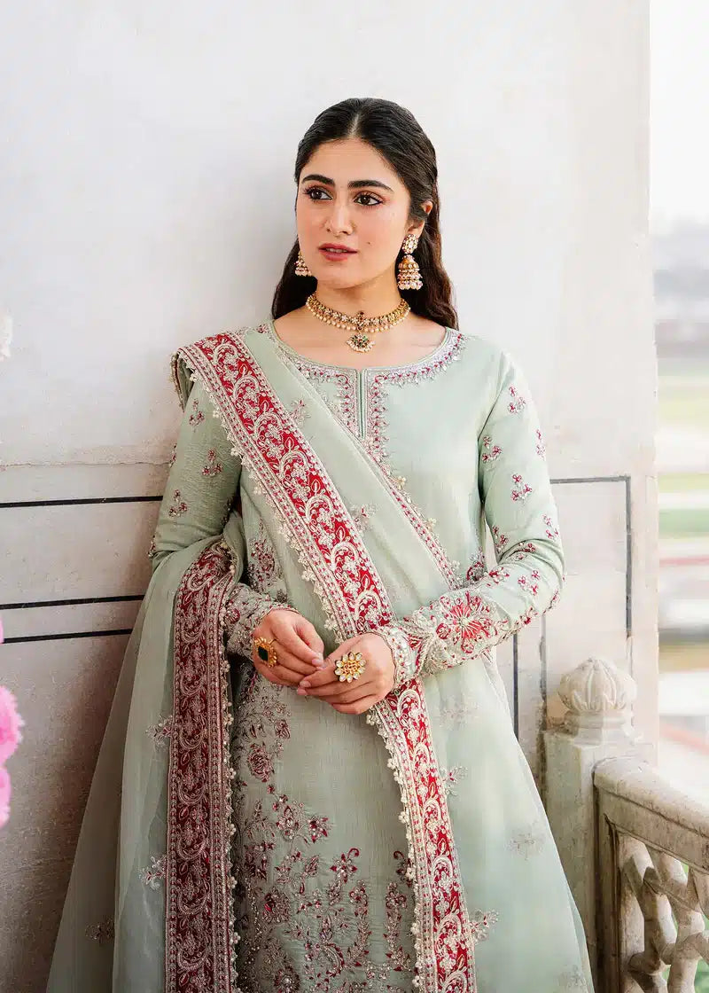 Akbar Aslam | Shadmani Luxury Formals 23 | Zari - by - Libasekhas UK - Registered Vendor of : Akbar Aslam - 100% Original Designer Dresss