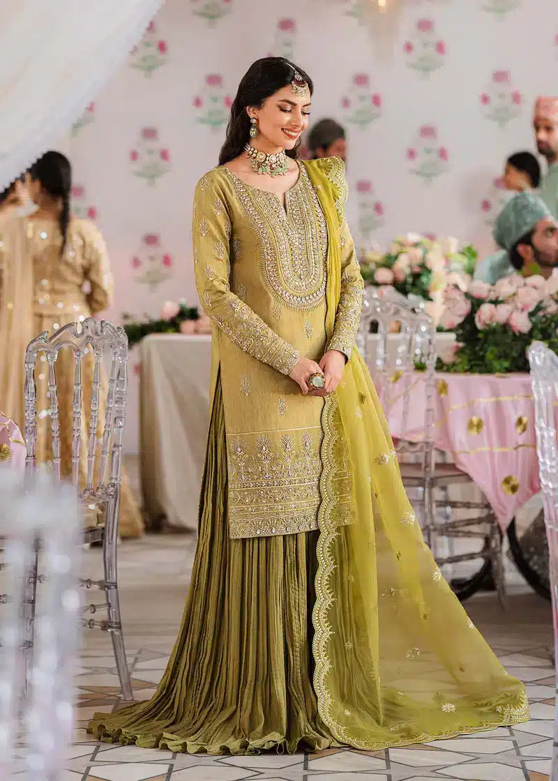 Akbar Aslam | Shadmani Luxury Formals 23 | Meharzad - by - Libasekhas UK - Registered Vendor of : Akbar Aslam - 100% Original Designer Dresss