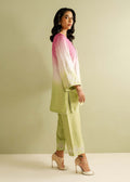 Mahgul | Ayanas Garden | Ombré Flower - by - Libasekhas UK - Registered Vendor of : Mahgul - 100% Original Designer Dresss