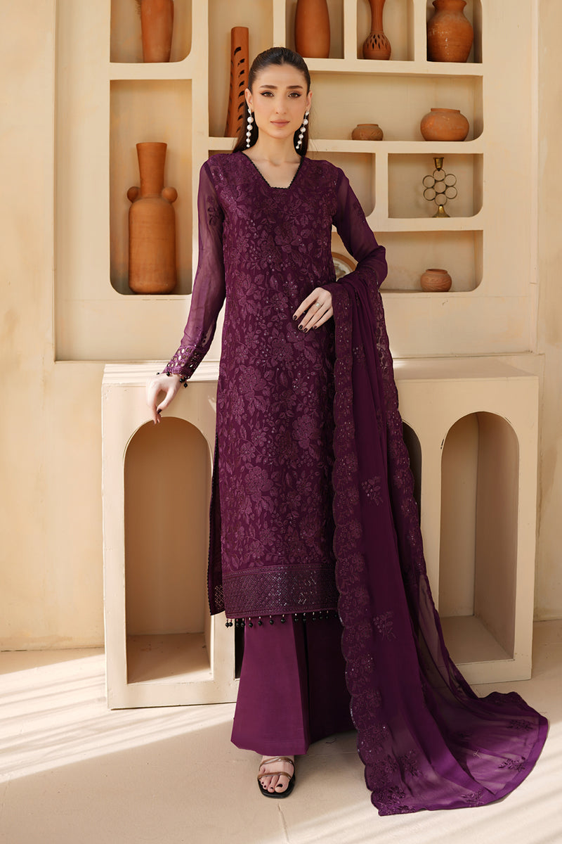 Maryams | Afsaneh Luxury Chiffon | Minal - by - Libasekhas UK - Registered Vendor of : Maryams - 100% Original Designer Dresss