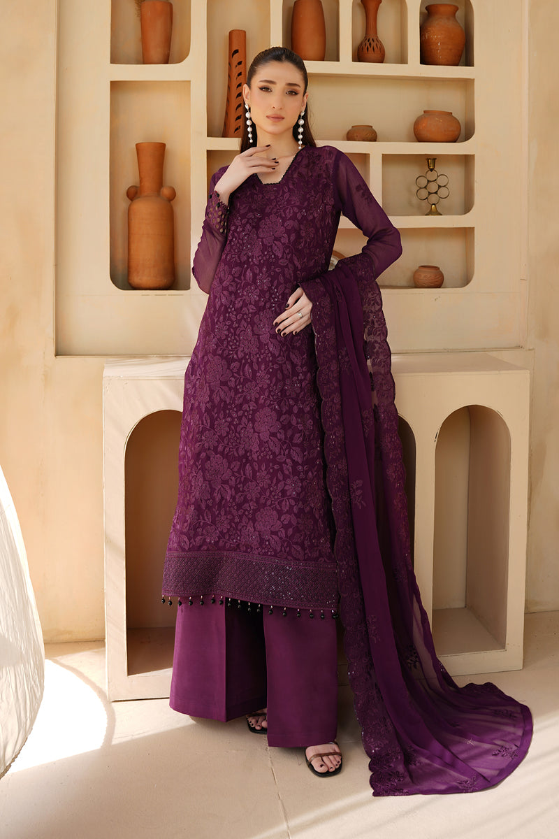 Maryams | Afsaneh Luxury Chiffon | Minal - by - Libasekhas UK - Registered Vendor of : Maryams - 100% Original Designer Dresss