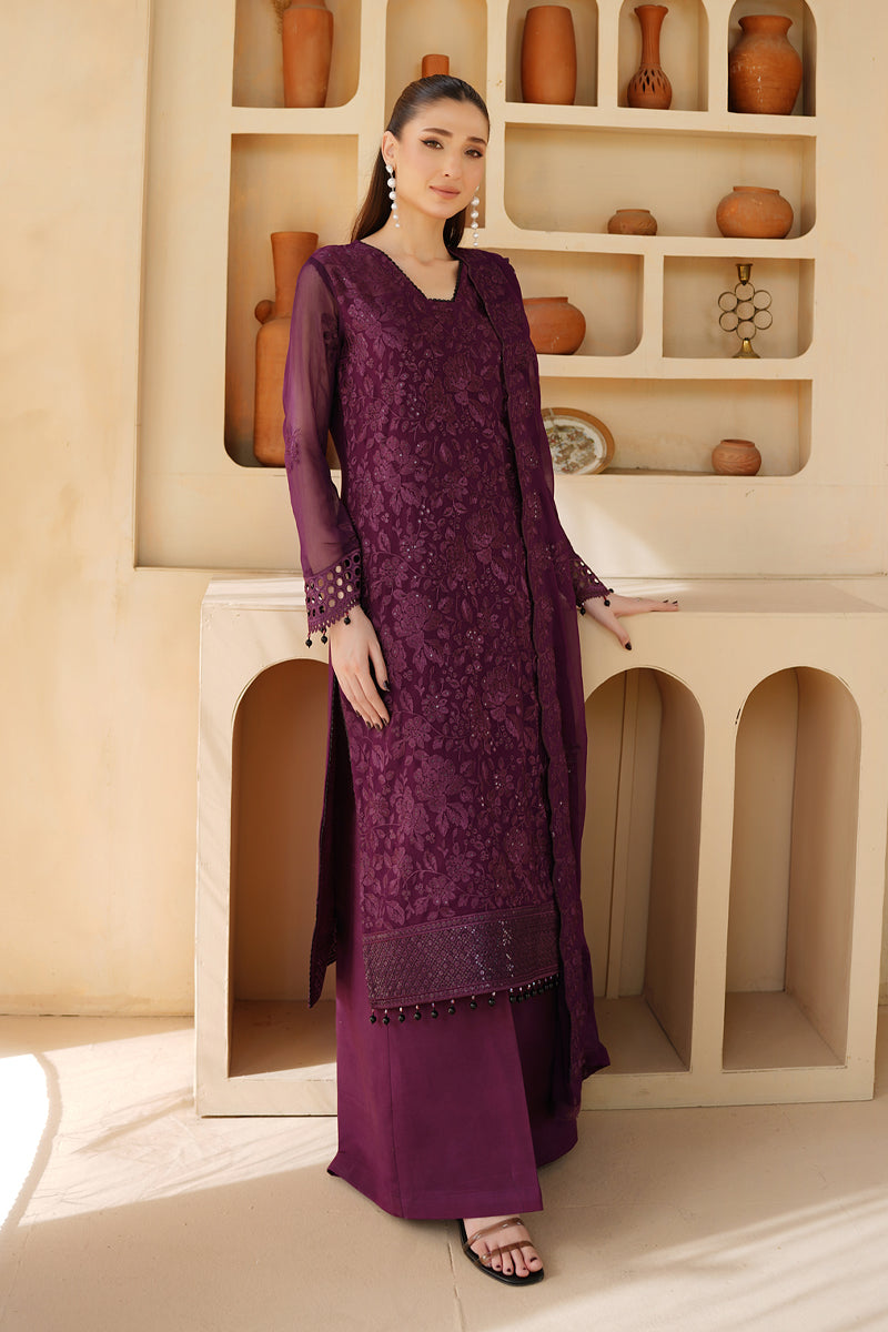 Maryams | Afsaneh Luxury Chiffon | Minal - by - Libasekhas UK - Registered Vendor of : Maryams - 100% Original Designer Dresss