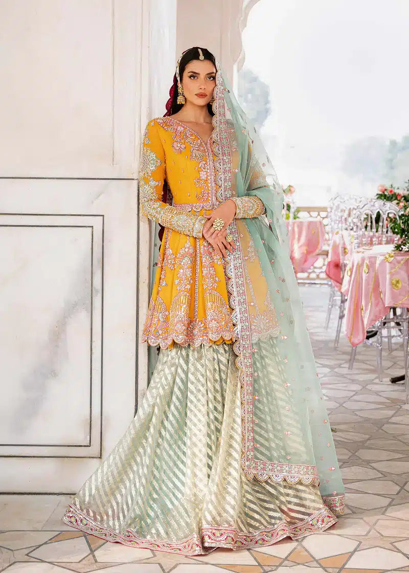 Akbar Aslam | Shadmani Luxury Formals 23 | Dilaab - by - Libasekhas UK - Registered Vendor of : Akbar Aslam - 100% Original Designer Dresss