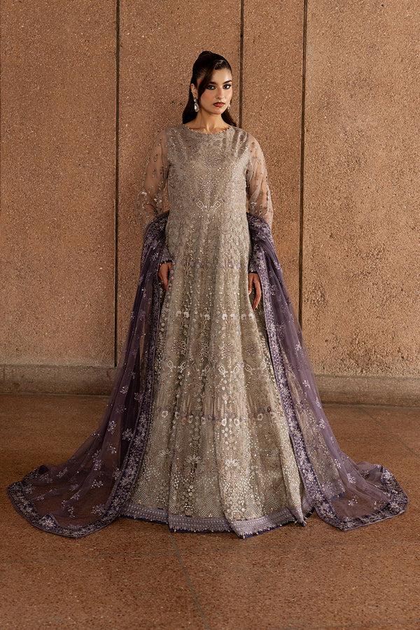 Lavish Premium | Lazawal Formals | Beige Serenity - by Libasekhas UK - Registered Vendor of : Lavish Premium - 100% Original Designer Dress