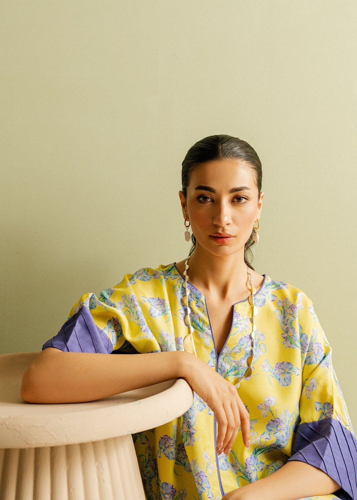 Mahgul | Ayanas Garden | Lemon Moon - by - Libasekhas UK - Registered Vendor of : Mahgul - 100% Original Designer Dresss