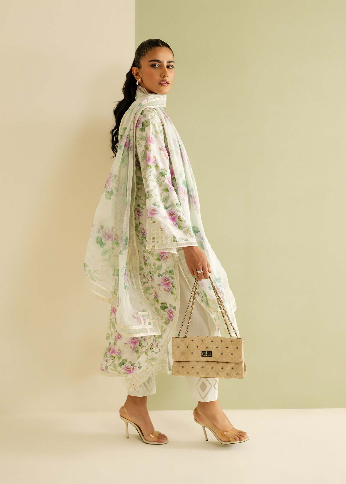 Mahgul | Ayanas Garden | Rose Reverie - by - Libasekhas UK - Registered Vendor of : Mahgul - 100% Original Designer Dresss