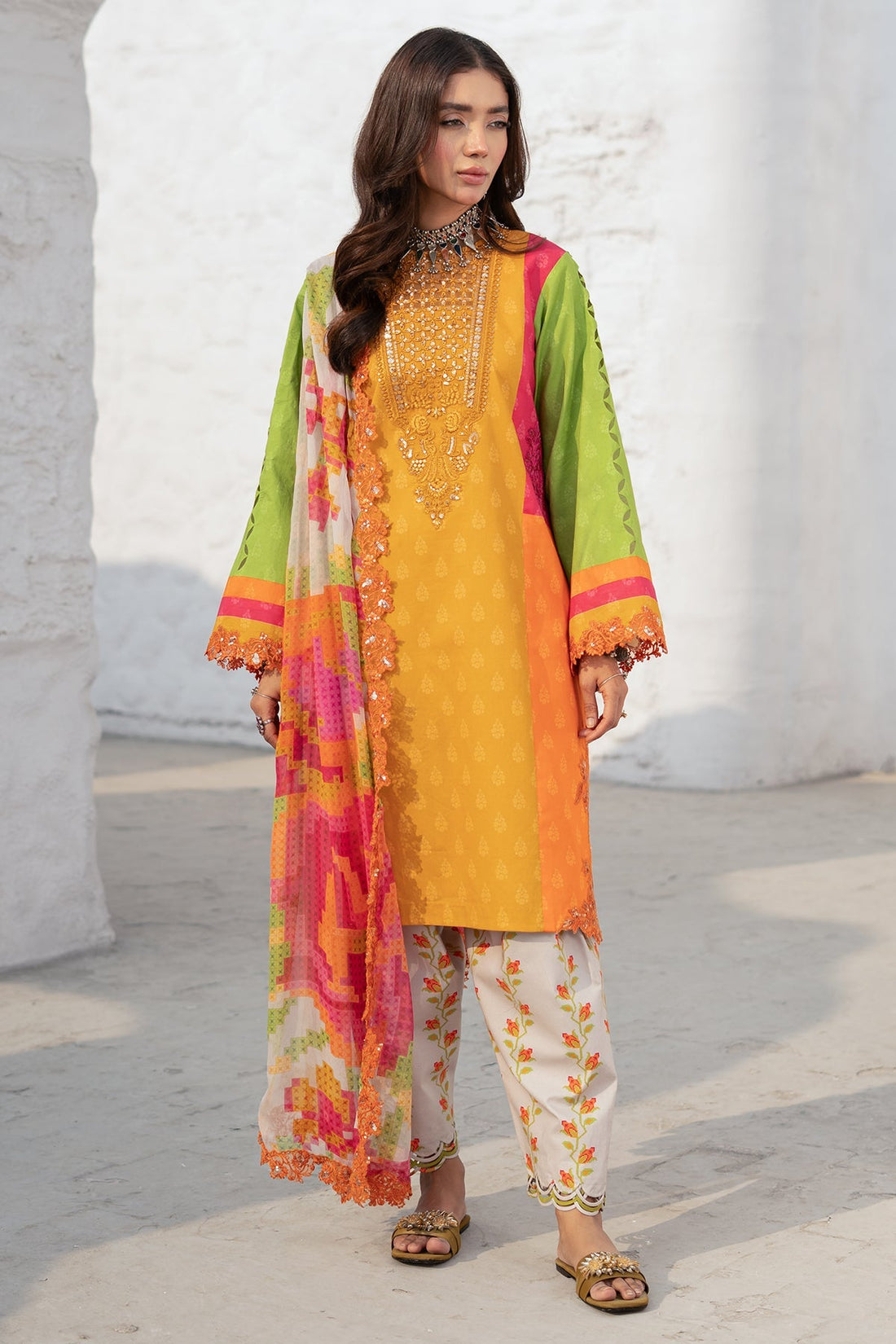 Charizma | Rangoli Lawn | CRO5-06 - by - Libasekhas UK - Registered Vendor of : Charizma - 100% Original Designer Dresss