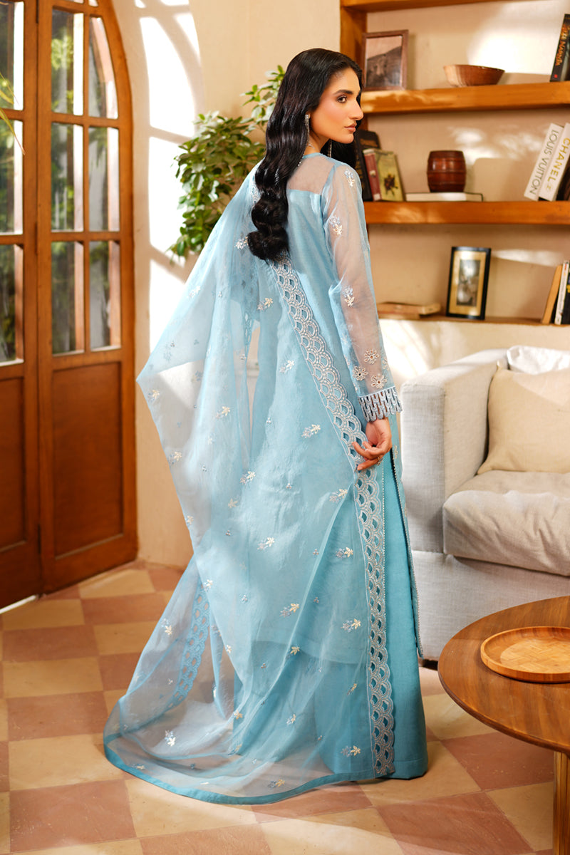 Maryams | Noir Luxe | Azure-NOR-0004 - by Libasekhas UK - Registered Vendor of : Maryams - 100% Original Designer Dress