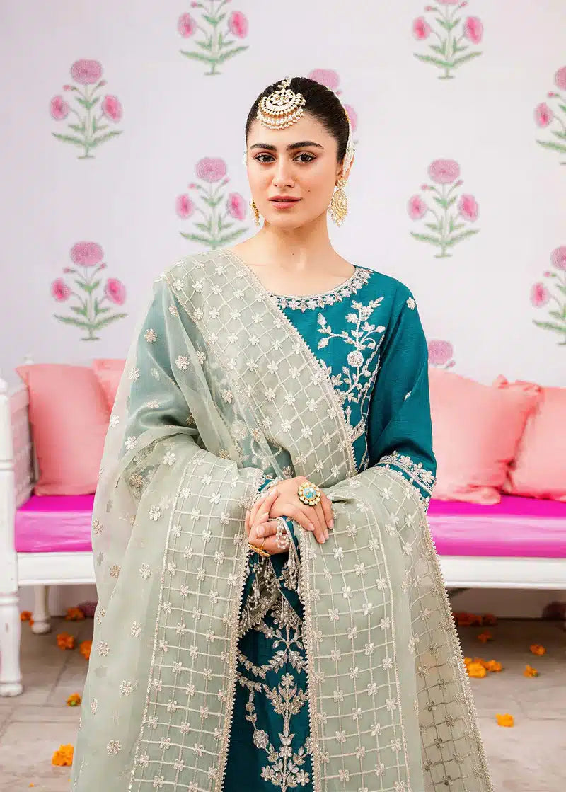 Akbar Aslam | Shadmani Luxury Formals 23 | Zohra - by - Libasekhas UK - Registered Vendor of : Akbar Aslam - 100% Original Designer Dresss