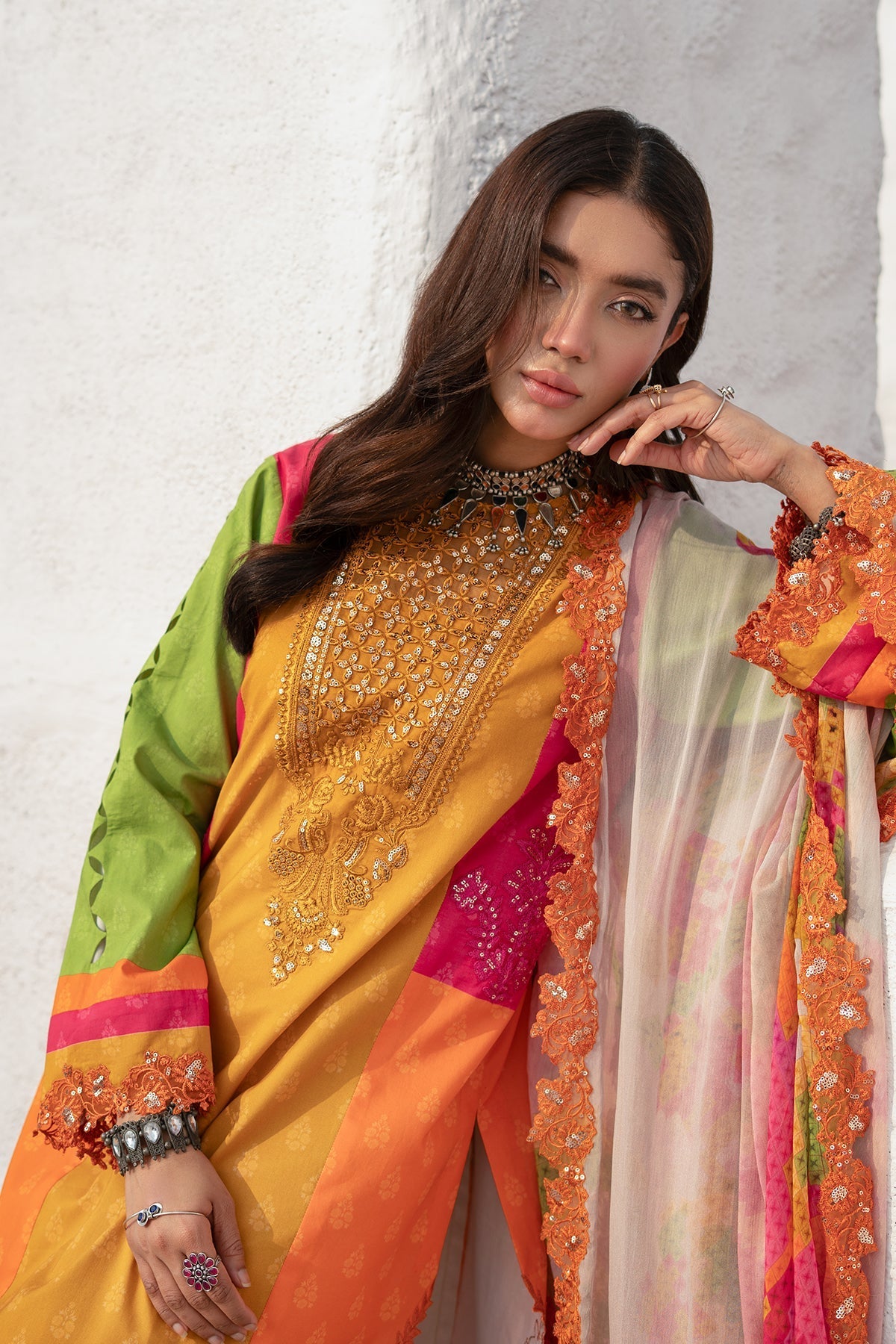 Charizma | Rangoli Lawn | CRO5-06 - by - Libasekhas UK - Registered Vendor of : Charizma - 100% Original Designer Dresss