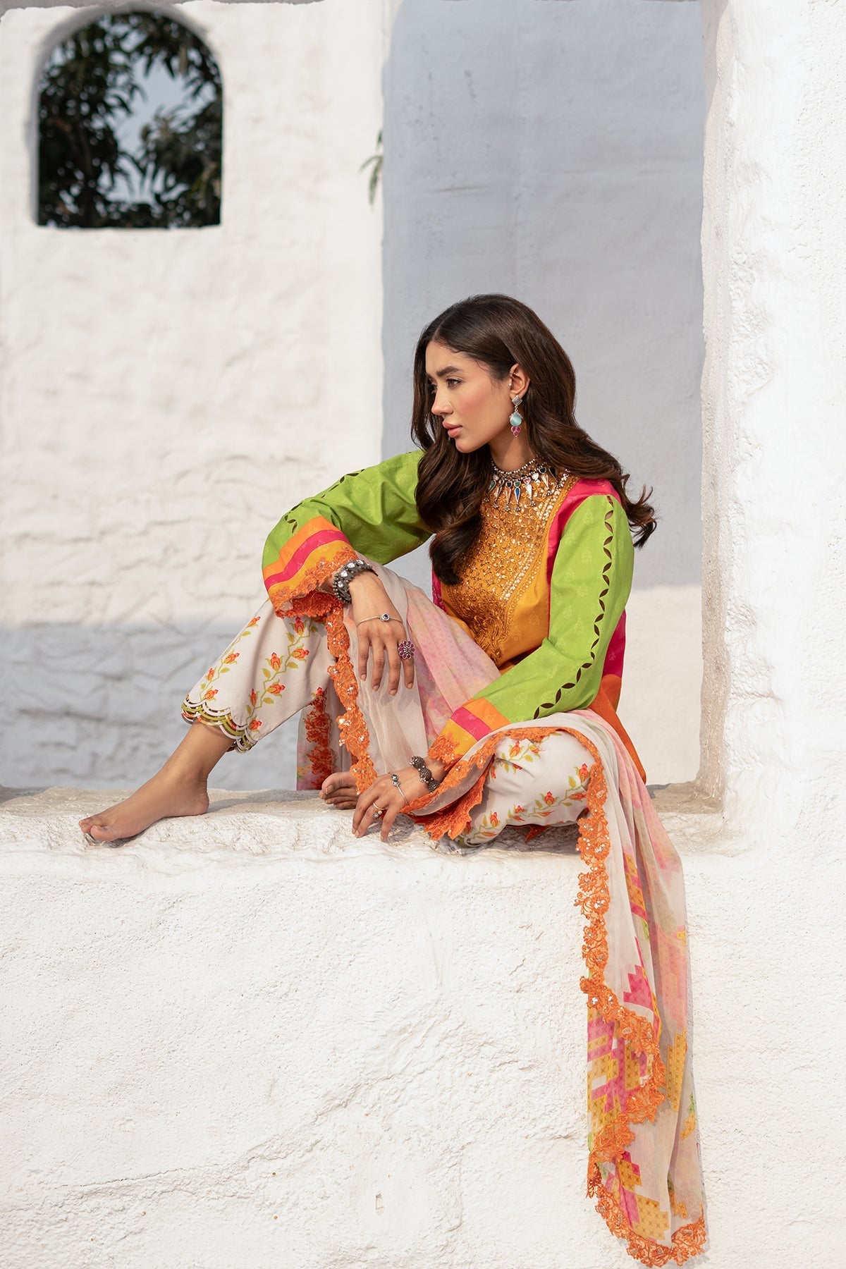 Charizma | Rangoli Lawn | CRO5-06 - by - Libasekhas UK - Registered Vendor of : Charizma - 100% Original Designer Dresss