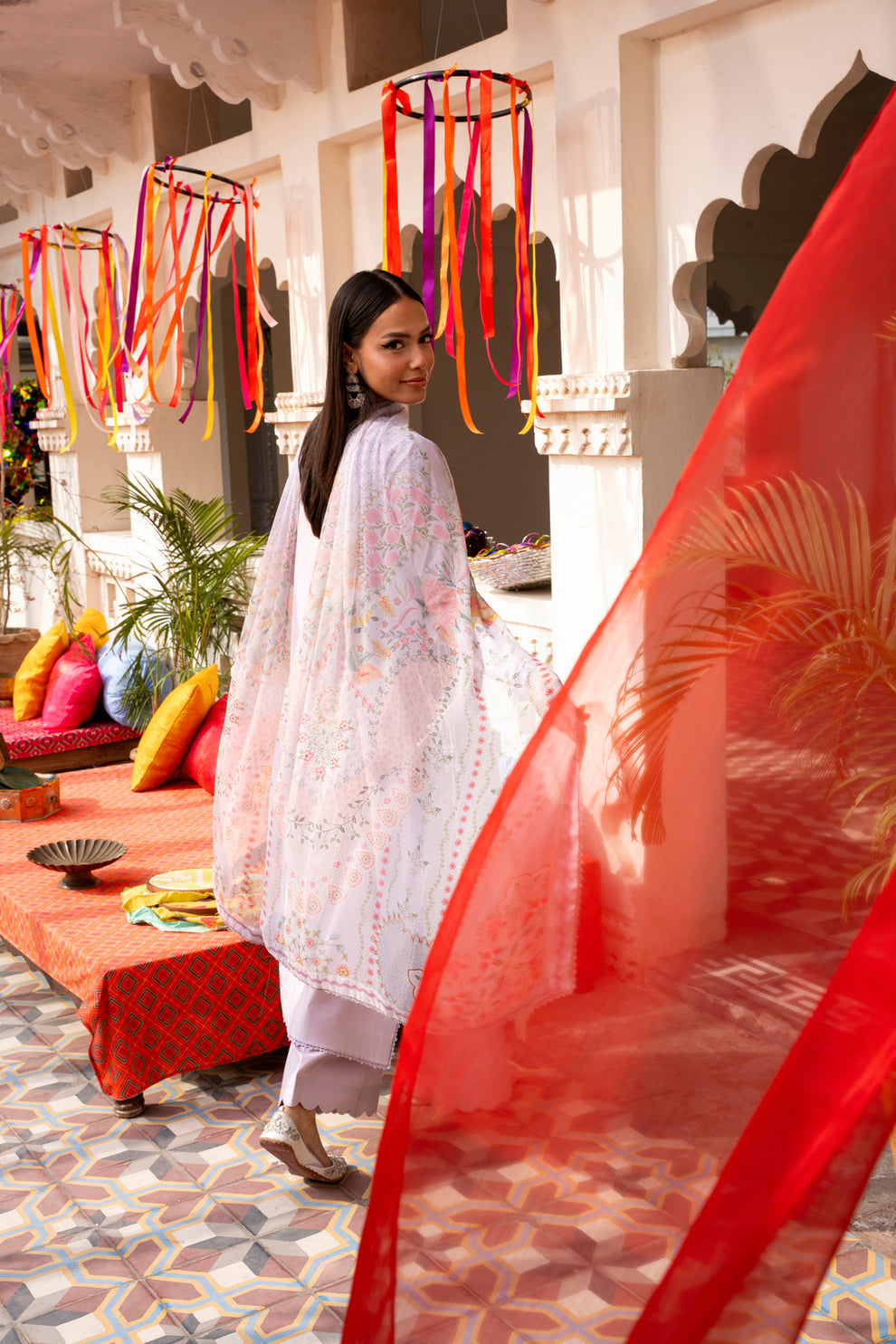 Florent | Basant Chikankari | FBC - 2B - by Libasekhas UK - Registered Vendor of : Florent - 100% Original Designer Dress