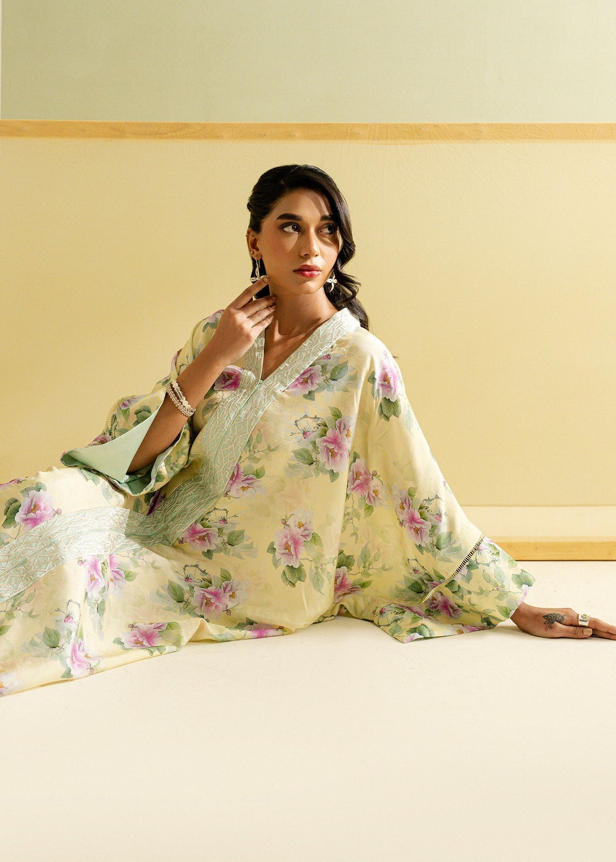 Mahgul | Ayanas Garden | Sun Rose - by - Libasekhas UK - Registered Vendor of : Mahgul - 100% Original Designer Dresss