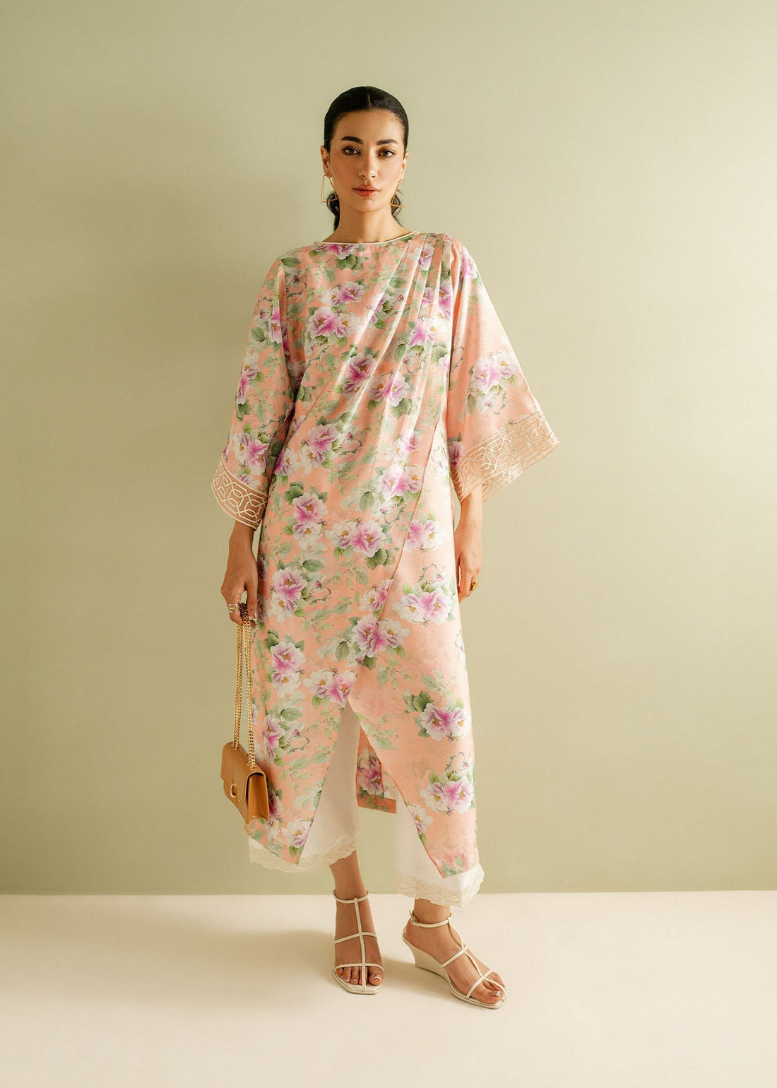Mahgul | Ayanas Garden | Peach Dreams - by - Libasekhas UK - Registered Vendor of : Mahgul - 100% Original Designer Dresss