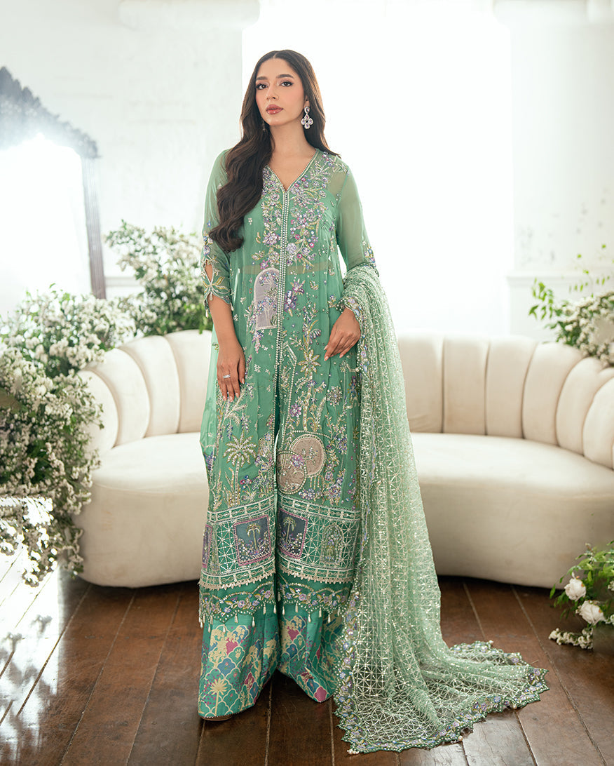 Mushq | Sham Shandaar Festive | Adaa - by Libasekhas UK - Registered Vendor of : Mushq - 100% Original Designer Dress