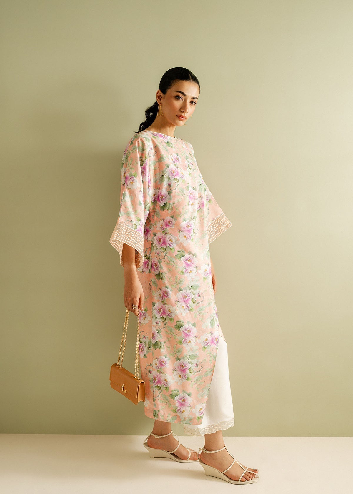 Mahgul | Ayanas Garden | Peach Dreams - by - Libasekhas UK - Registered Vendor of : Mahgul - 100% Original Designer Dresss
