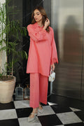 Sahar | Ready to Wear Basics | Sunset Coral - by - Libasekhas UK - Registered Vendor of : Sahar - 100% Original Designer Dresss