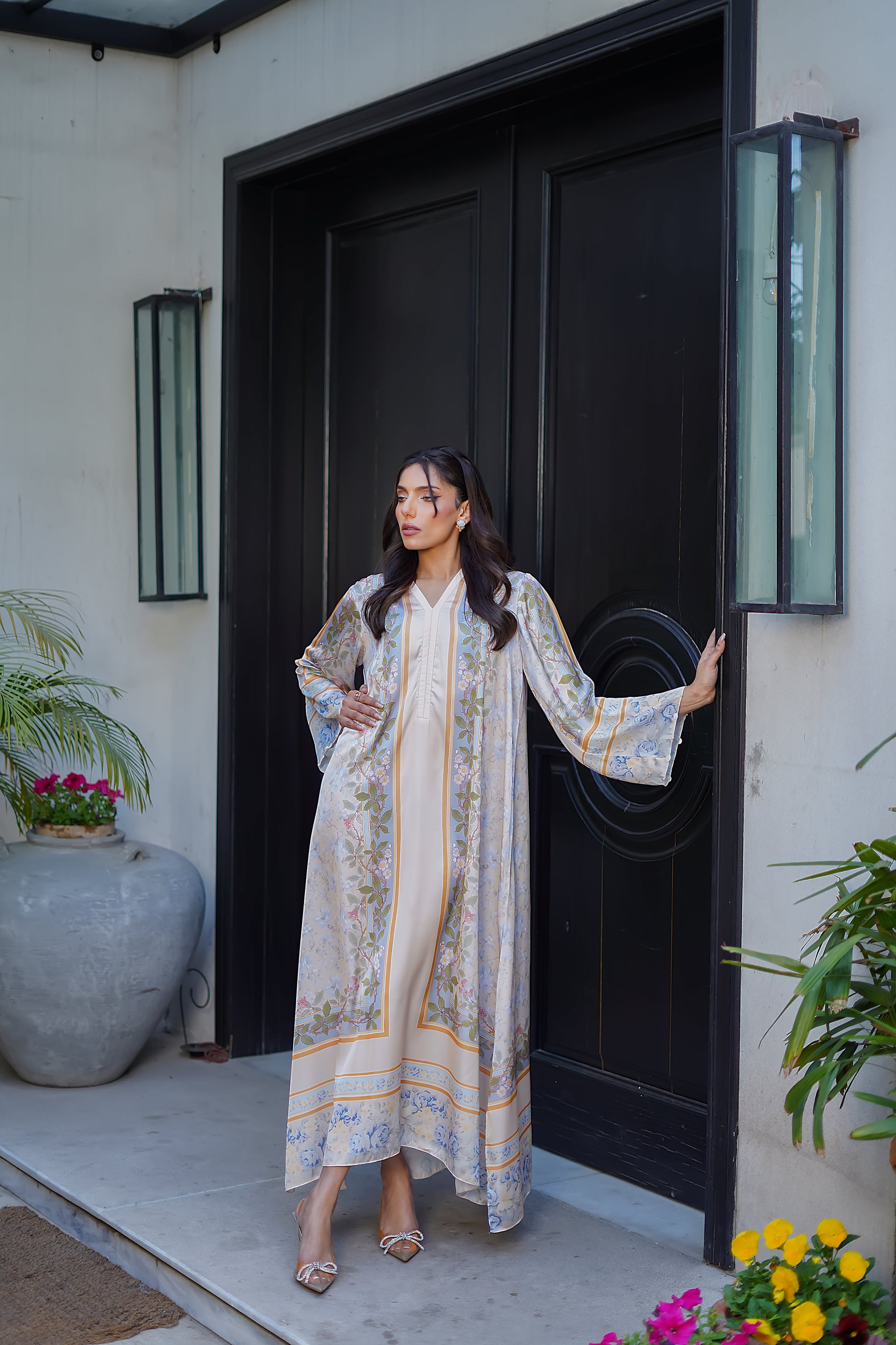 Erum Khan | Nue 25 | Sand Dune - by - Libasekhas UK - Registered Vendor of : Erum Khan - 100% Original Designer Dresss