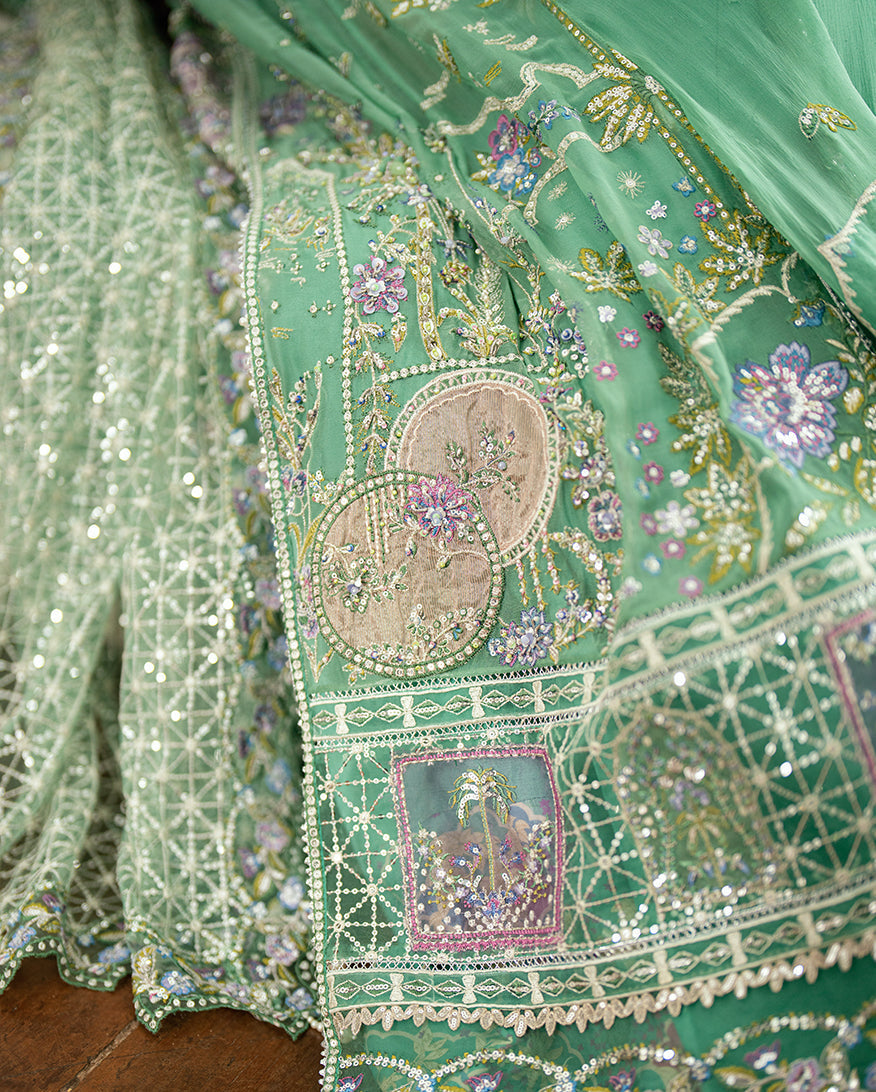 Mushq | Sham Shandaar Festive | Adaa - by Libasekhas UK - Registered Vendor of : Mushq - 100% Original Designer Dress