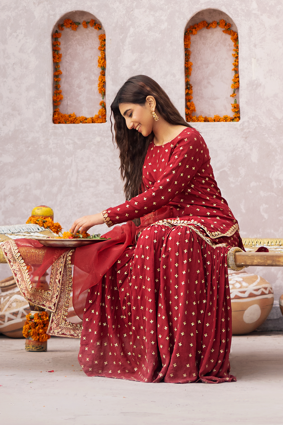 Erum Khan | Sakhiyan Formals | GULAB - by - Libasekhas UK - Registered Vendor of : Erum Khan - 100% Original Designer Dresss