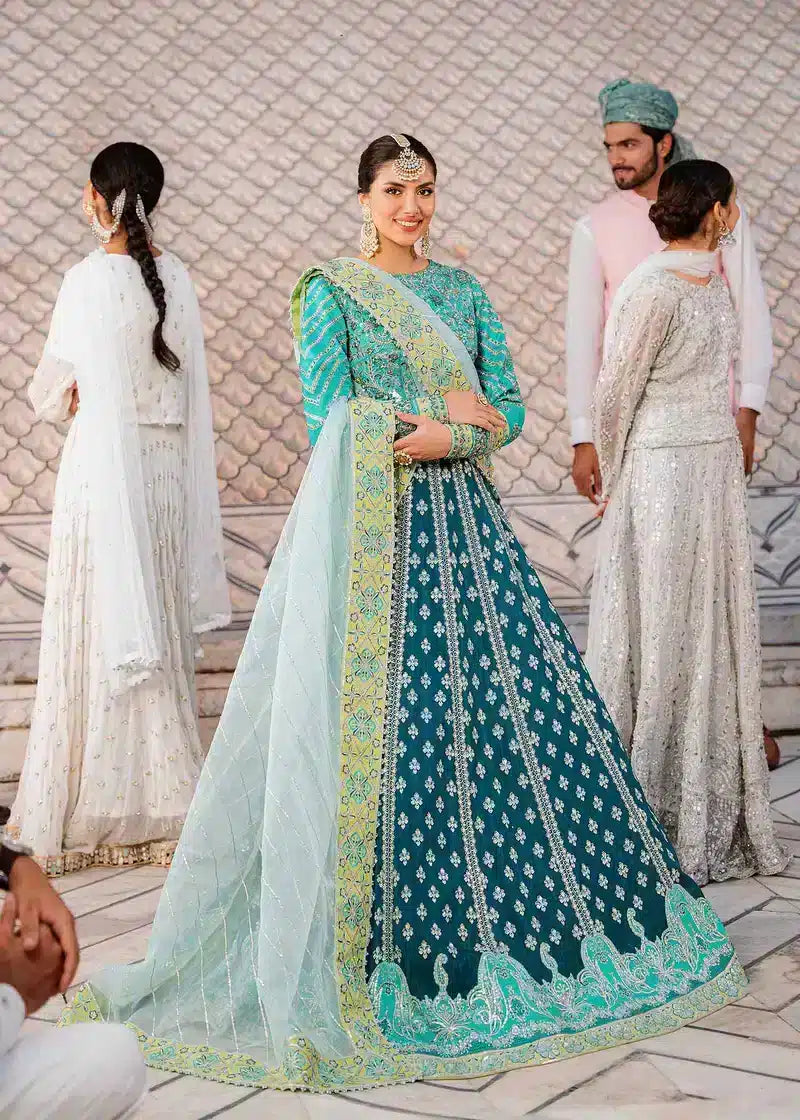 Akbar Aslam | Shadmani Luxury Formals 23 | Eshana - by - Libasekhas UK - Registered Vendor of : Akbar Aslam - 100% Original Designer Dresss