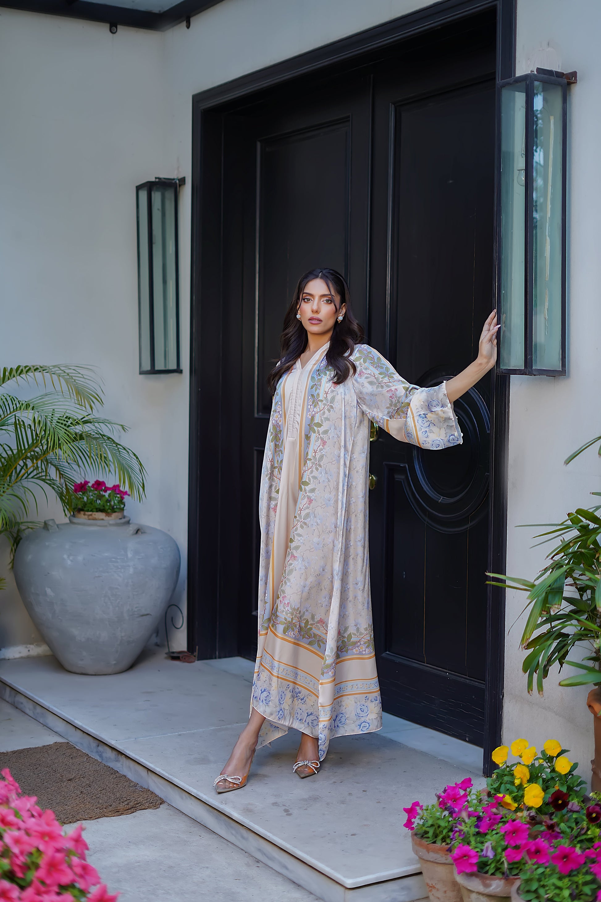 Erum Khan | Nue 25 | Sand Dune - by - Libasekhas UK - Registered Vendor of : Erum Khan - 100% Original Designer Dresss