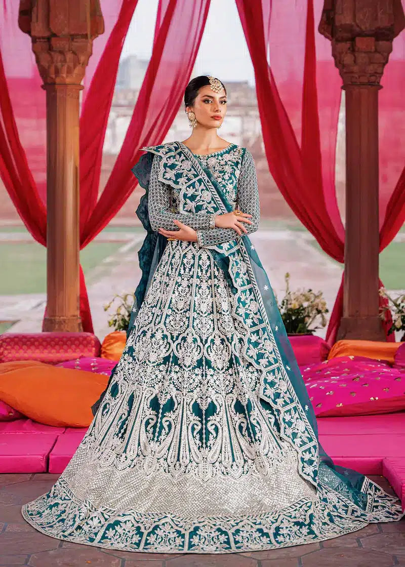 Akbar Aslam | Shadmani Luxury Formals 23 | Roshan - by - Libasekhas UK - Registered Vendor of : Akbar Aslam - 100% Original Designer Dresss