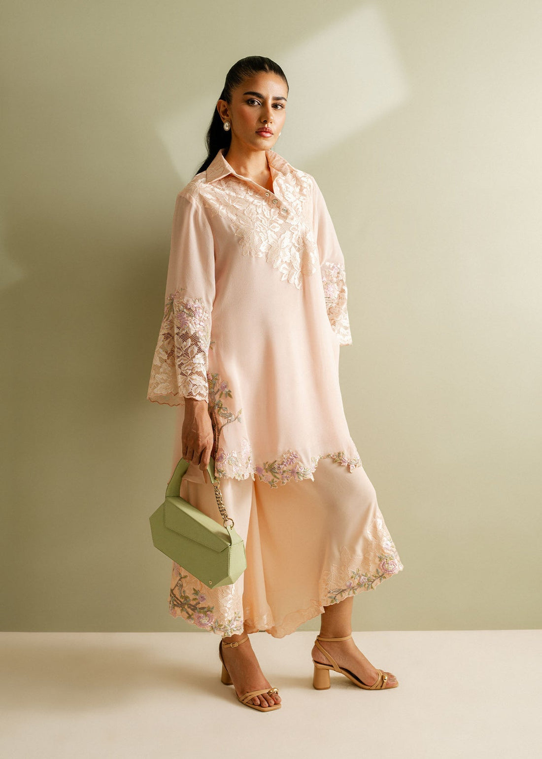 Mahgul | Ayanas Garden | Blush Mirage - by - Libasekhas UK - Registered Vendor of : Mahgul - 100% Original Designer Dresss