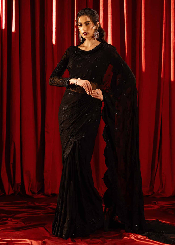 Paras by Pasha | Noor -e- Jahan Saree Collection | Shab-e-Noor - by - Libasekhas UK - Registered Vendor of : Paras by Pasha - 100% Original Designer Dresss