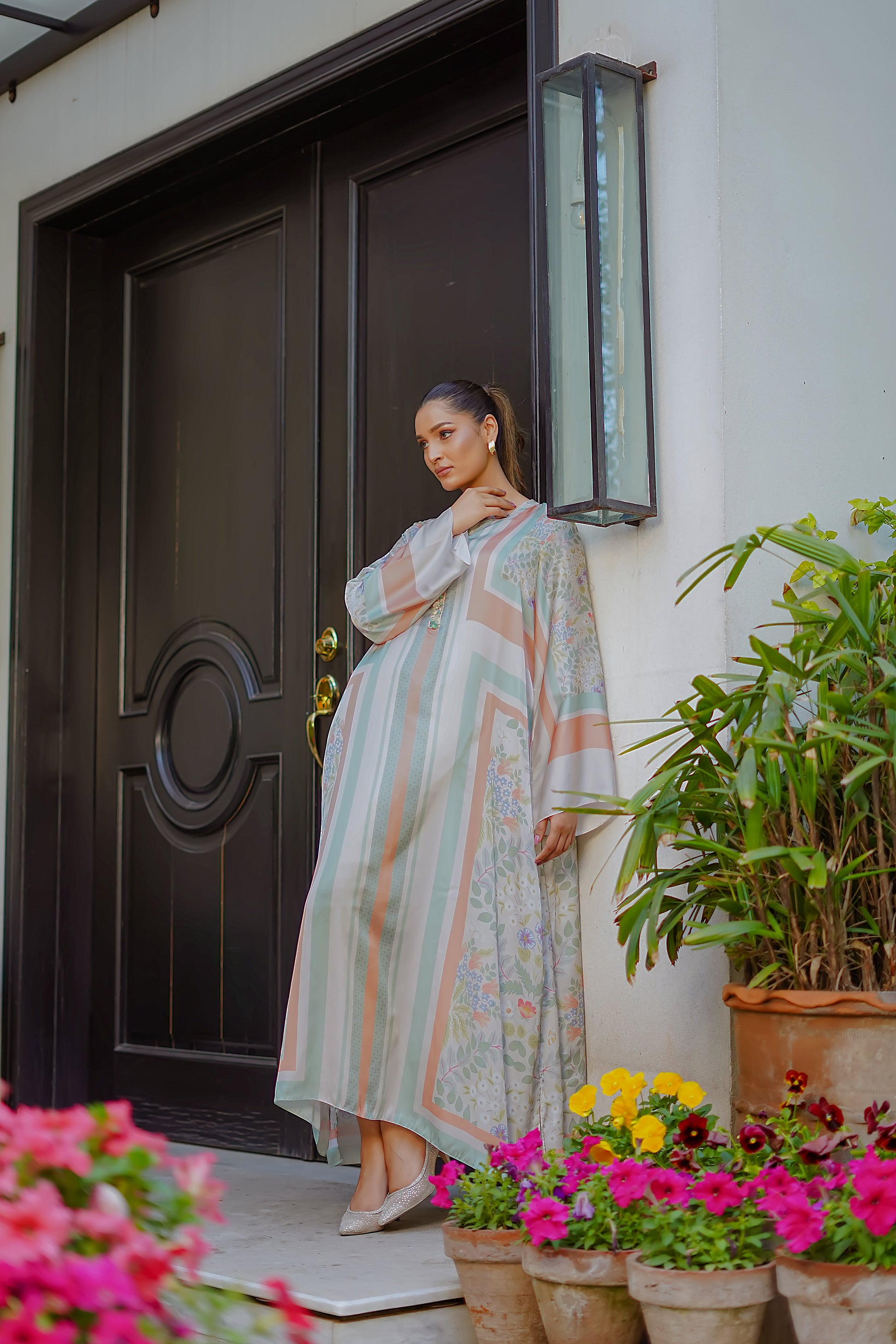 Erum Khan | Nue 25 | Whisper Blush - by - Libasekhas UK - Registered Vendor of : Erum Khan - 100% Original Designer Dresss