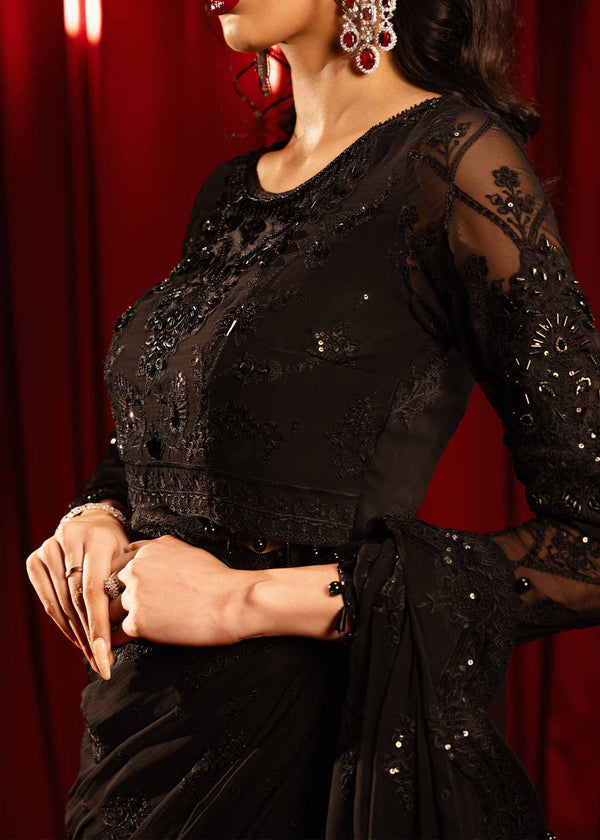Paras by Pasha | Noor -e- Jahan Saree Collection | Shab-e-Noor - by - Libasekhas UK - Registered Vendor of : Paras by Pasha - 100% Original Designer Dresss