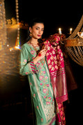 AlKaram | Festive Summer 25 | FC-9D-25-Sage - by - Libasekhas UK - Registered Vendor of : Alkaram - 100% Original Designer Dresss