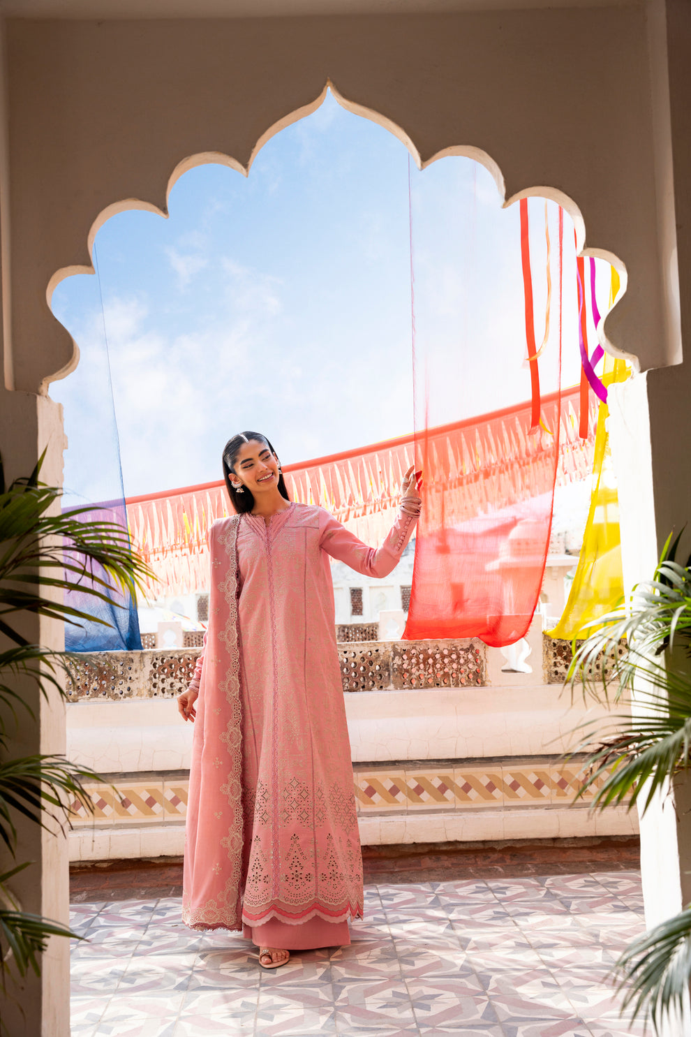 Florent | Basant Chikankari | FBC - 3B - by Libasekhas UK - Registered Vendor of : Florent - 100% Original Designer Dress