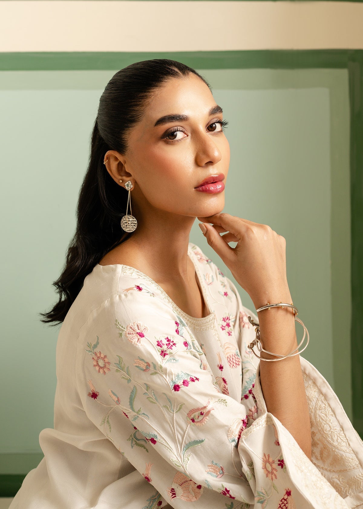 Mahgul | Nooreh Luxe | Garden Song - by - Libasekhas UK - Registered Vendor of : Mahgul - 100% Original Designer Dresss